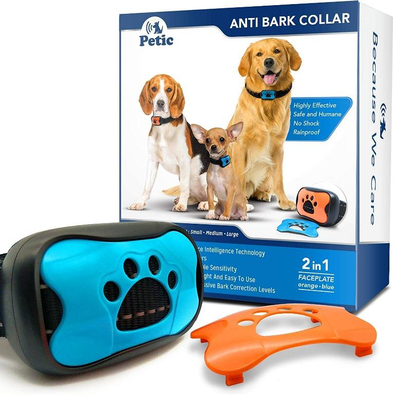 Tiny Bark Collar For Small Dogs 5-15 Lbs - No Shock Training Collar With AI