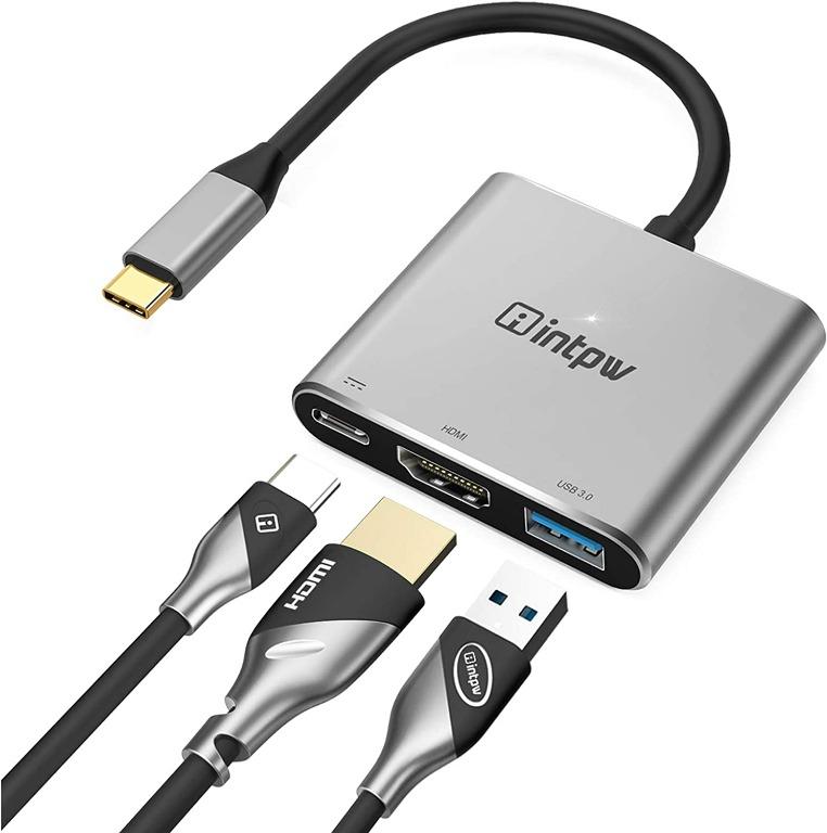 Intpw USB C HUB, USB C to HDMI VGA Adapter – intpw