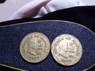 5 peso 2001 BSP coin