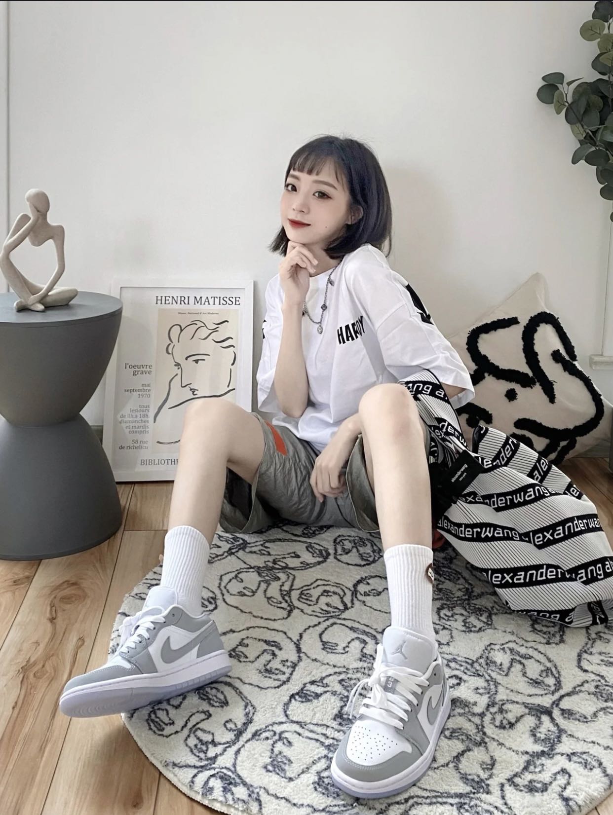 Air Jordan 1 Wolf Grey Low Women s Fashion Footwear