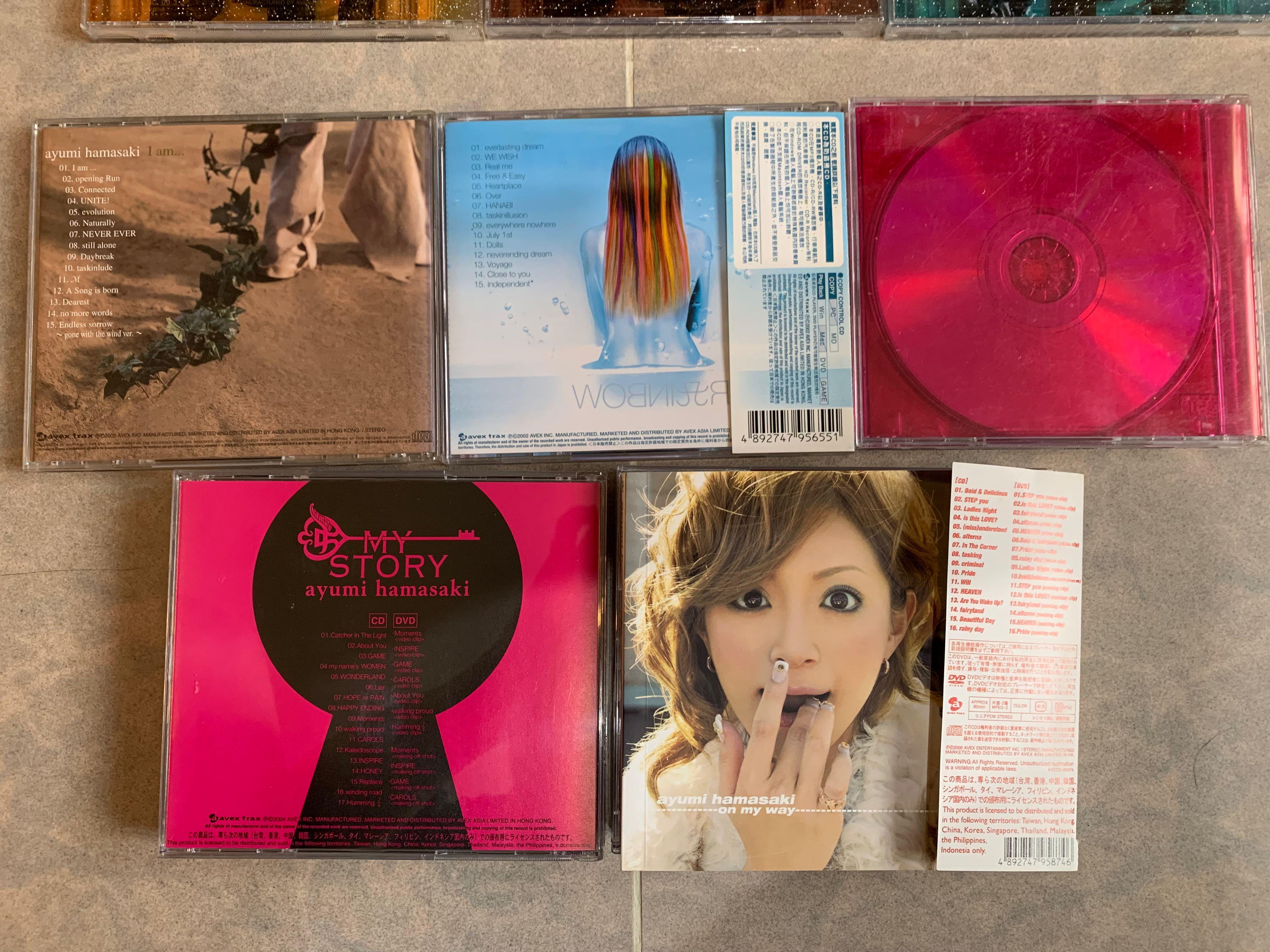 濱崎步AYUMI HAMASAKI CD album 11隻, 興趣及遊戲, 音樂、樂器& 配件 