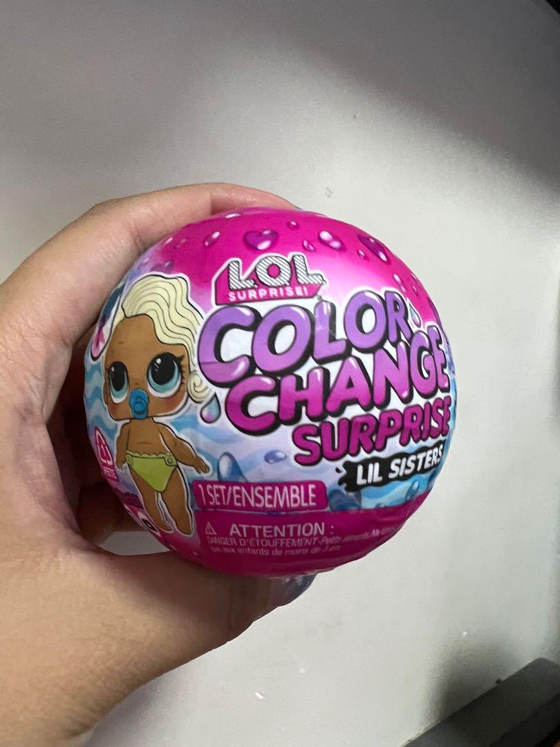 小朋友喜愛驚喜寶貝lol Surprise Color Change Surprise Lil Sisters 驚喜球全新細波波5個配件最新產品 興趣及遊戲 玩具 遊戲類 Carousell