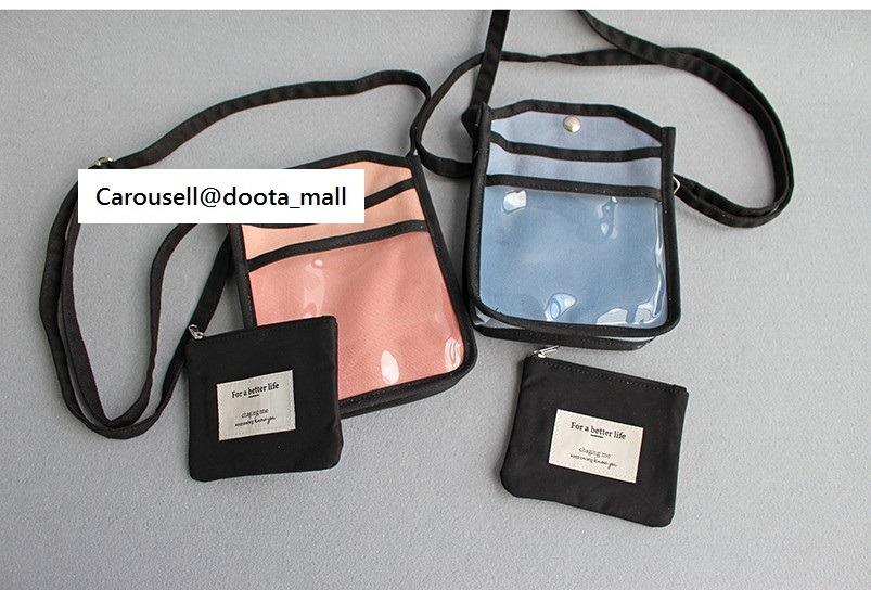 日本shoo La Rue 彩色帆布彩面斜咩袋 男裝 袋 小袋 Carousell