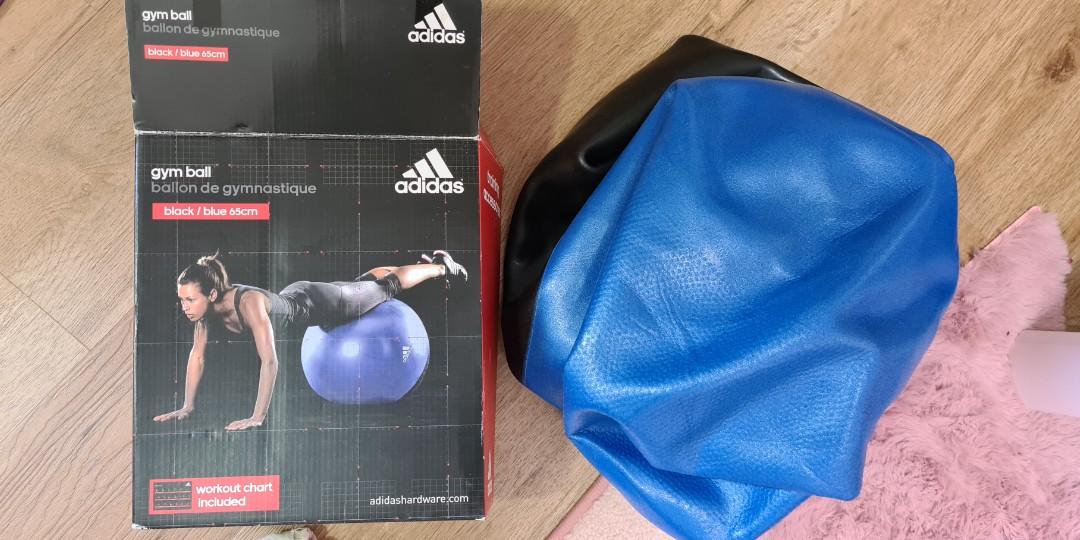 Adidas gym ball 65 cm Sports Equipment Exercise Fitness Toning Stretching Accessories on Carousell