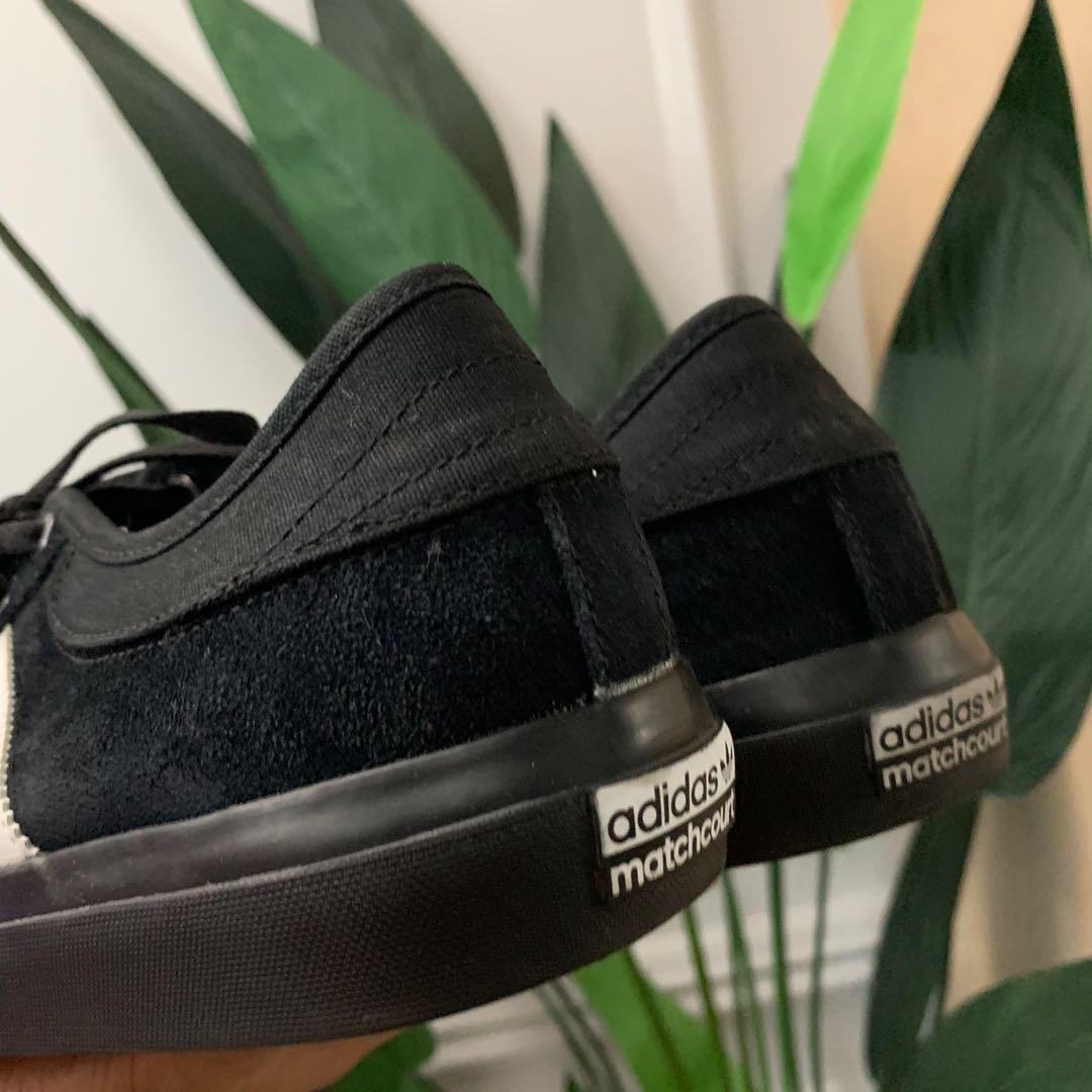Adidas Matchcourt Black Suede