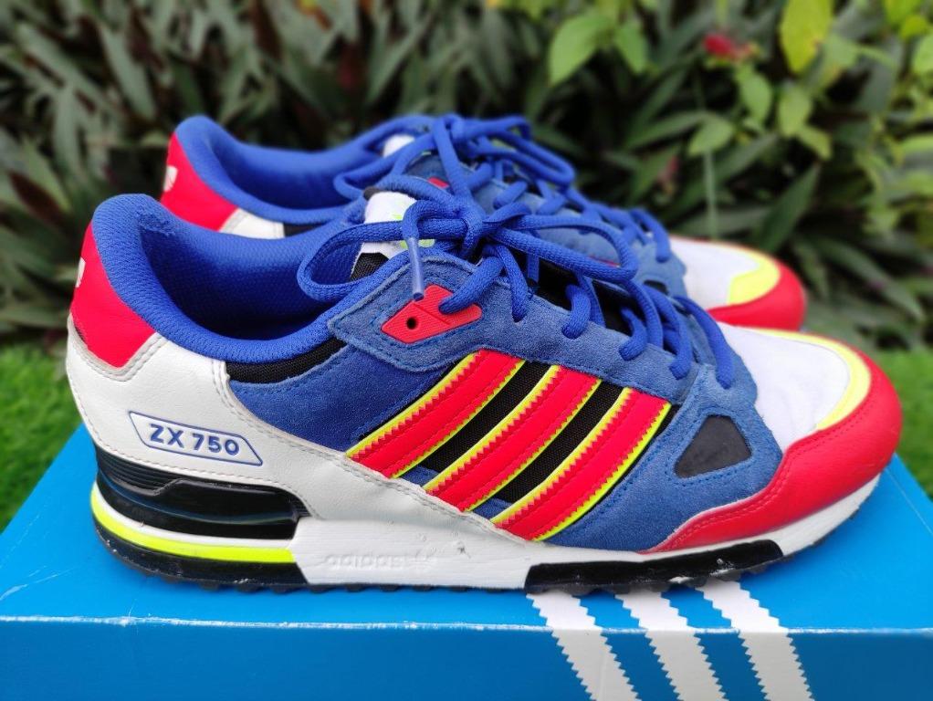 Adidas zx 750 blue yellow top