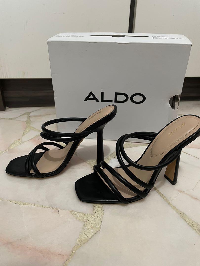 Aldo Arianna Strappy Heels in Black