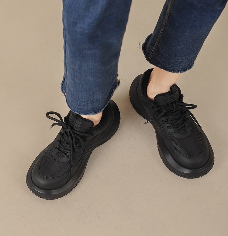 all black shoes Women s Fashion Footwear Sneakers on Carousell