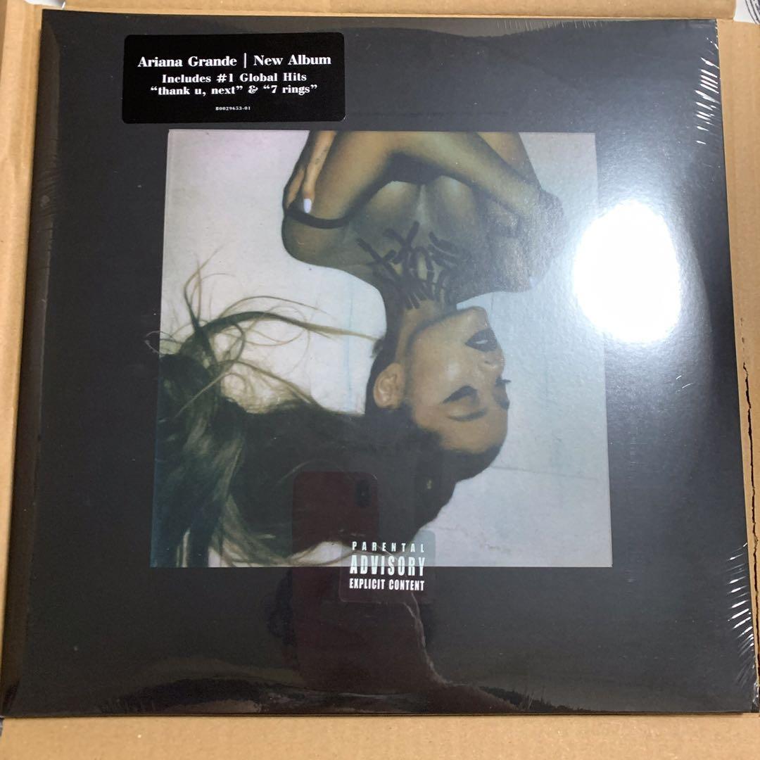  Thank U, Next / Sweetener - Exclusive Limited Edition Pink With  Clear Split Colored 2x Vinyl LP & Peach Colored 2x Vinyl LP Bundle Set: CDs  y Vinilo