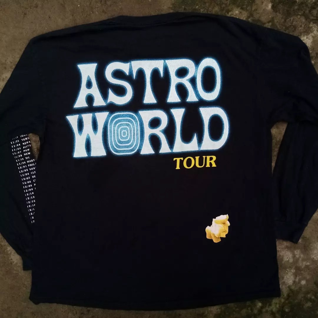 astroworld long sleeve t shirt