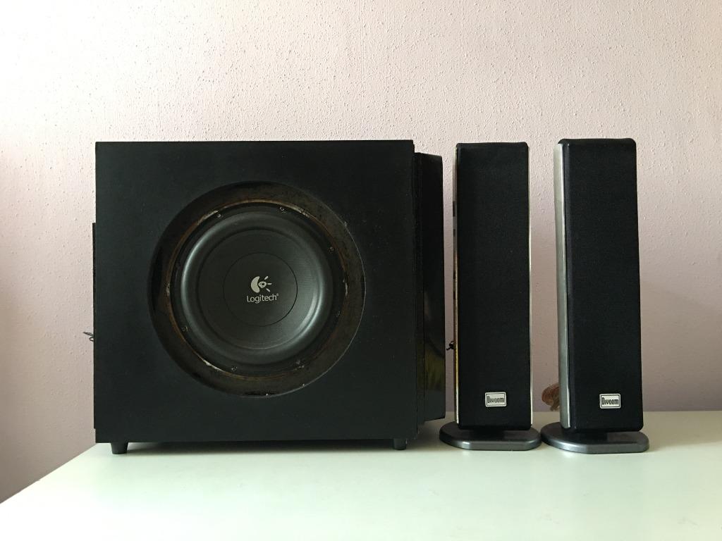 AudioBox with Logitech Sub-Wooder Speakers, Audio, Soundbars, Speakers ...
