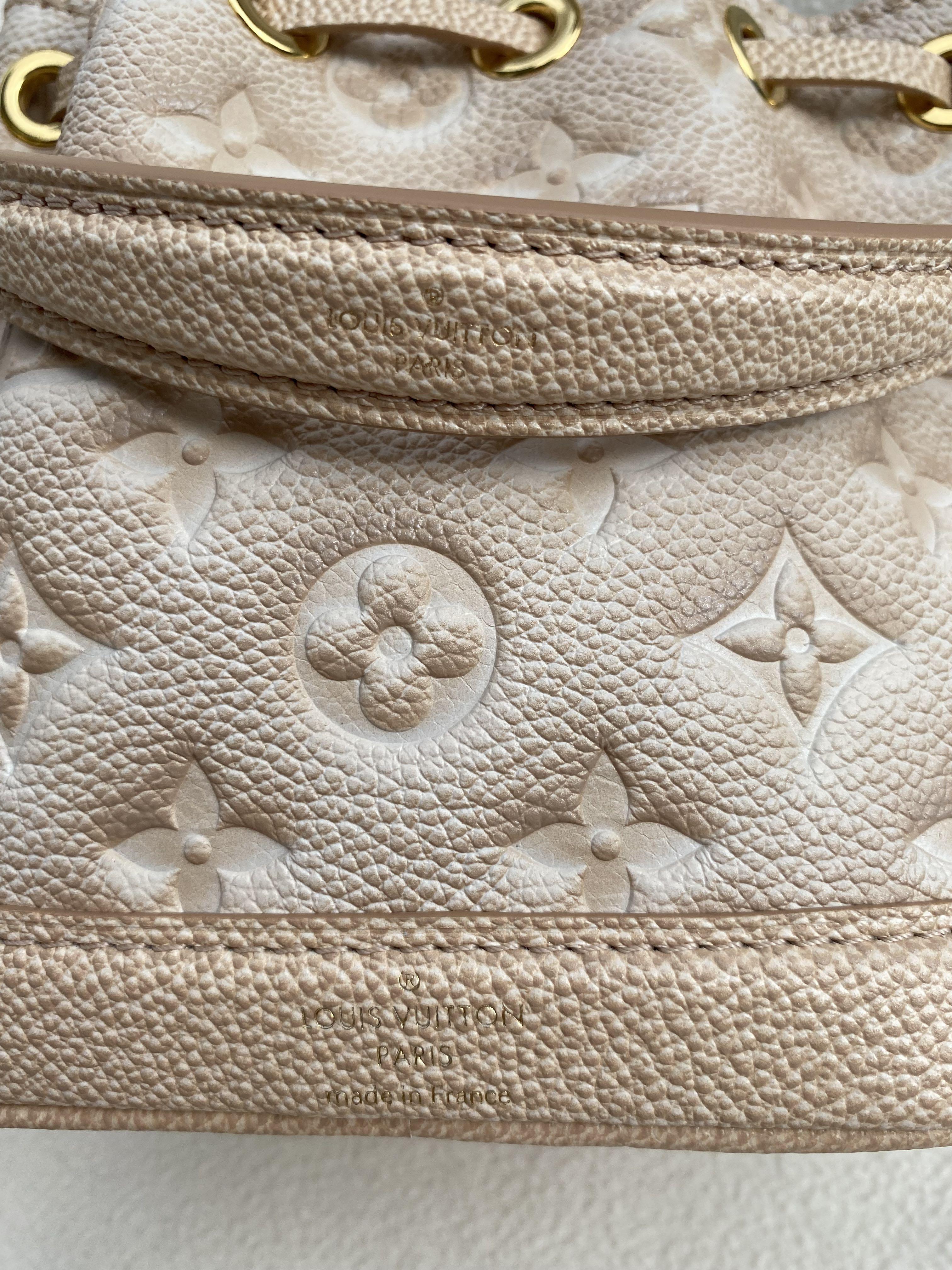 SOLD] ☆BN Louis Vuitton Stardust Nano Noe Beige💫, Luxury, Bags & Wallets  on Carousell