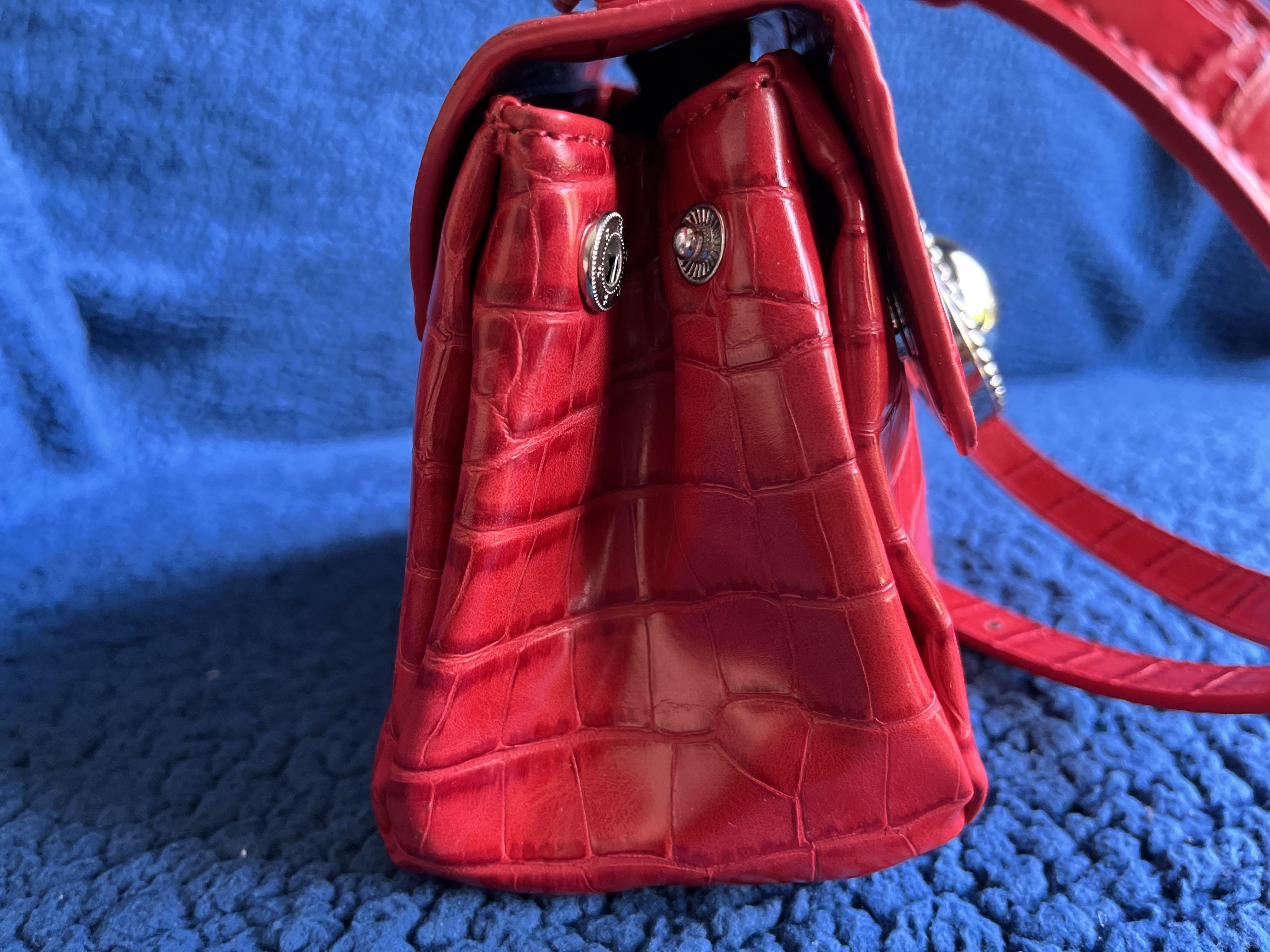 VERSACE, Red Women's Handbag