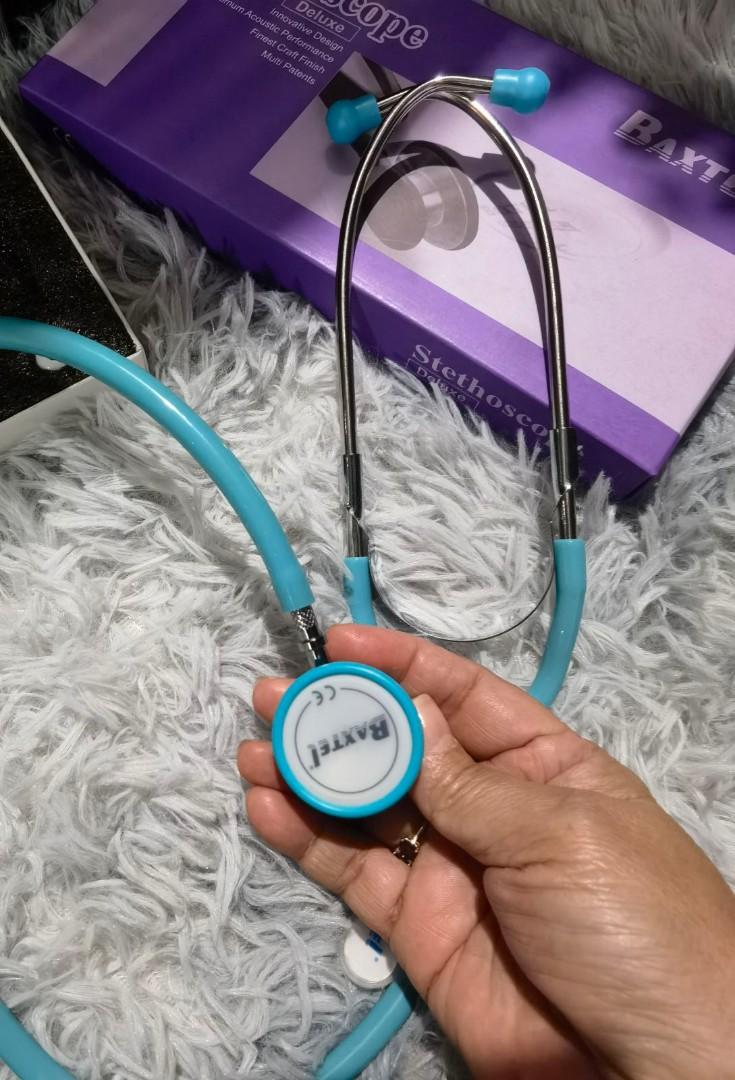 Baxtel Steth Deluxe Pedia (Category: Medical Supplies & Tools) located in Manila. Submitted by medcamp (Listing ID 1169914816, Image 3). Description: Baxtel Stethoscope De luxe Adult & Pedia assorted colors .