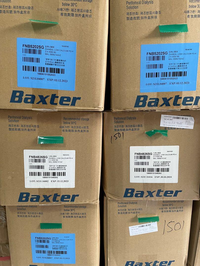Baxter Peritoneal Dialysis Solution, Health & Nutrition, Medical