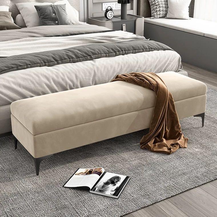 Bench Storage Shoe Dining Bedroom Bed end Foyer Ottoman Foot stool Footrest Vanity Foot Stool