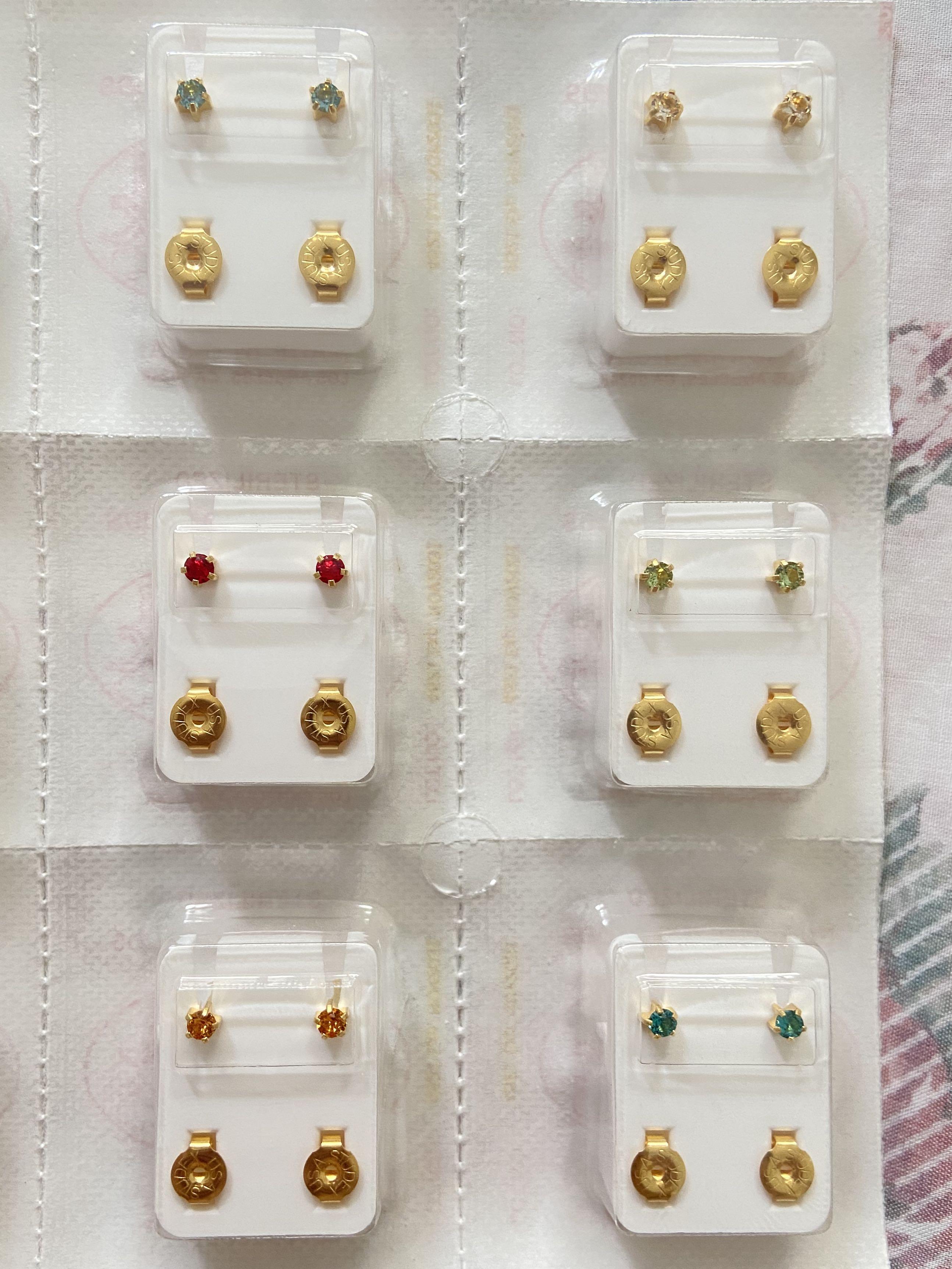 Birth Stars Studex Sterilized Studs Women s Fashion Jewelry
