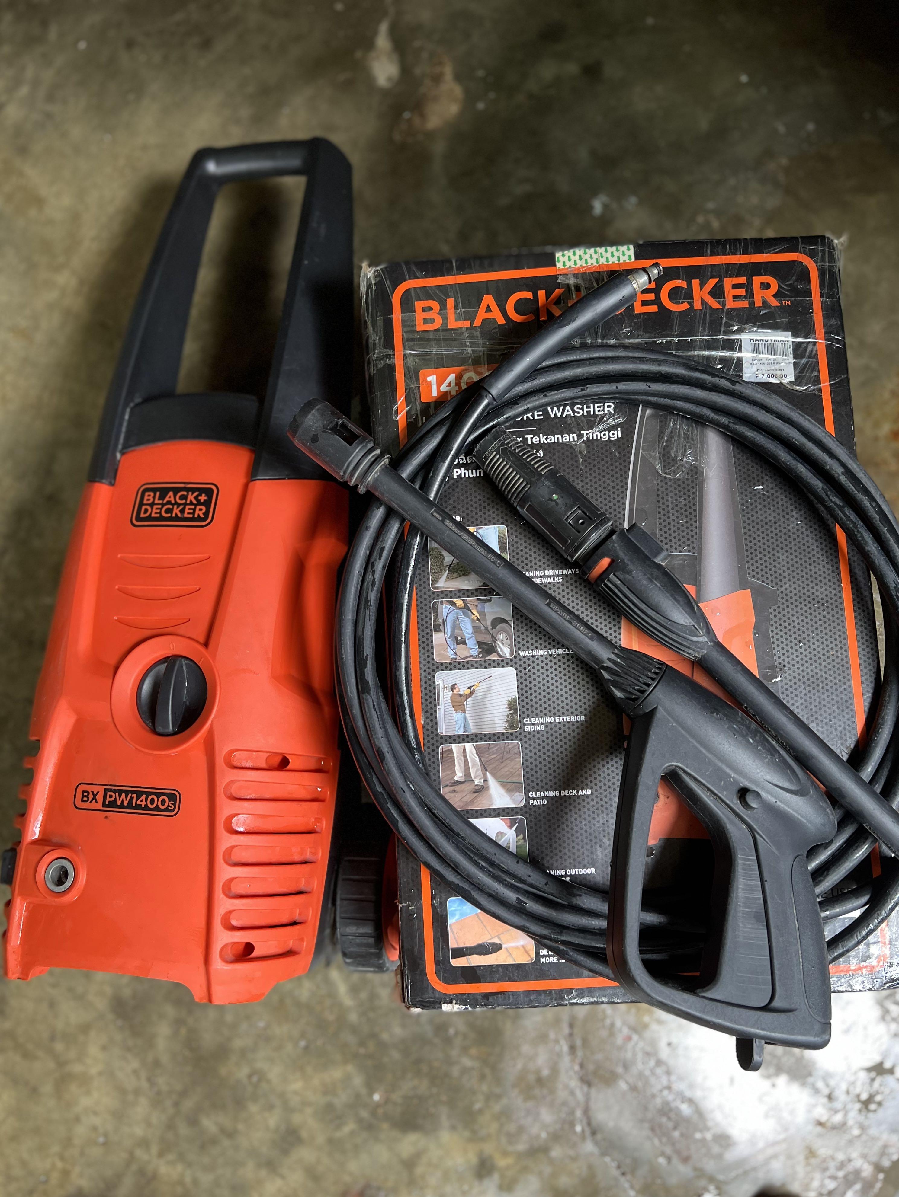 Black and Decker Pressure Washer, Furniture & Home Living, Cleaning