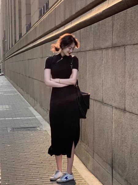 Qipao black hotsell