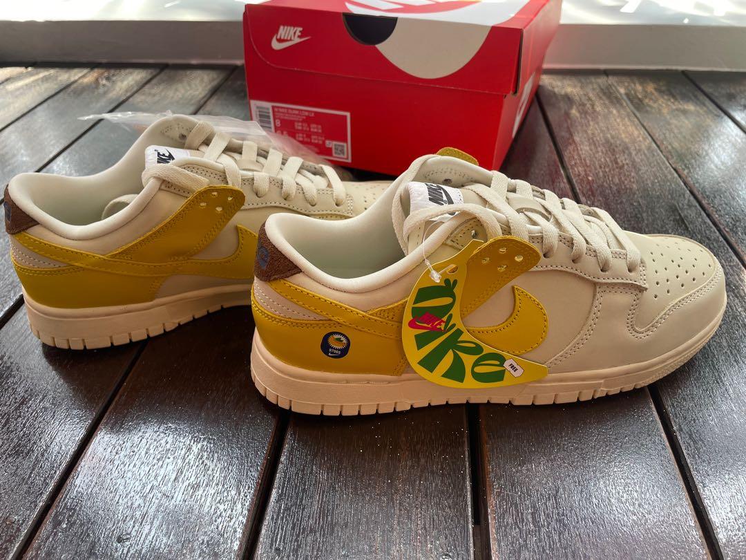 BNIB Nike Dunk Low banana