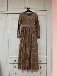 Brown Cotton Dress