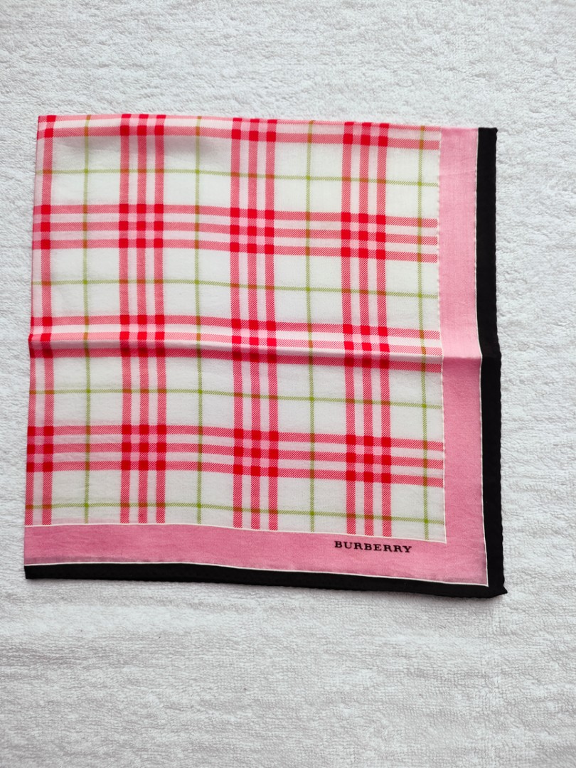 Burberry Hanky, Men's Fashion, Watches & Accessories, Handkerchief ...