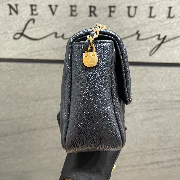 Chanel 21K My Perfect Mini Black Caviar Ghw Bag, Luxury, Bags & Wallets ...