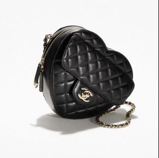 chanel heart bag for sale