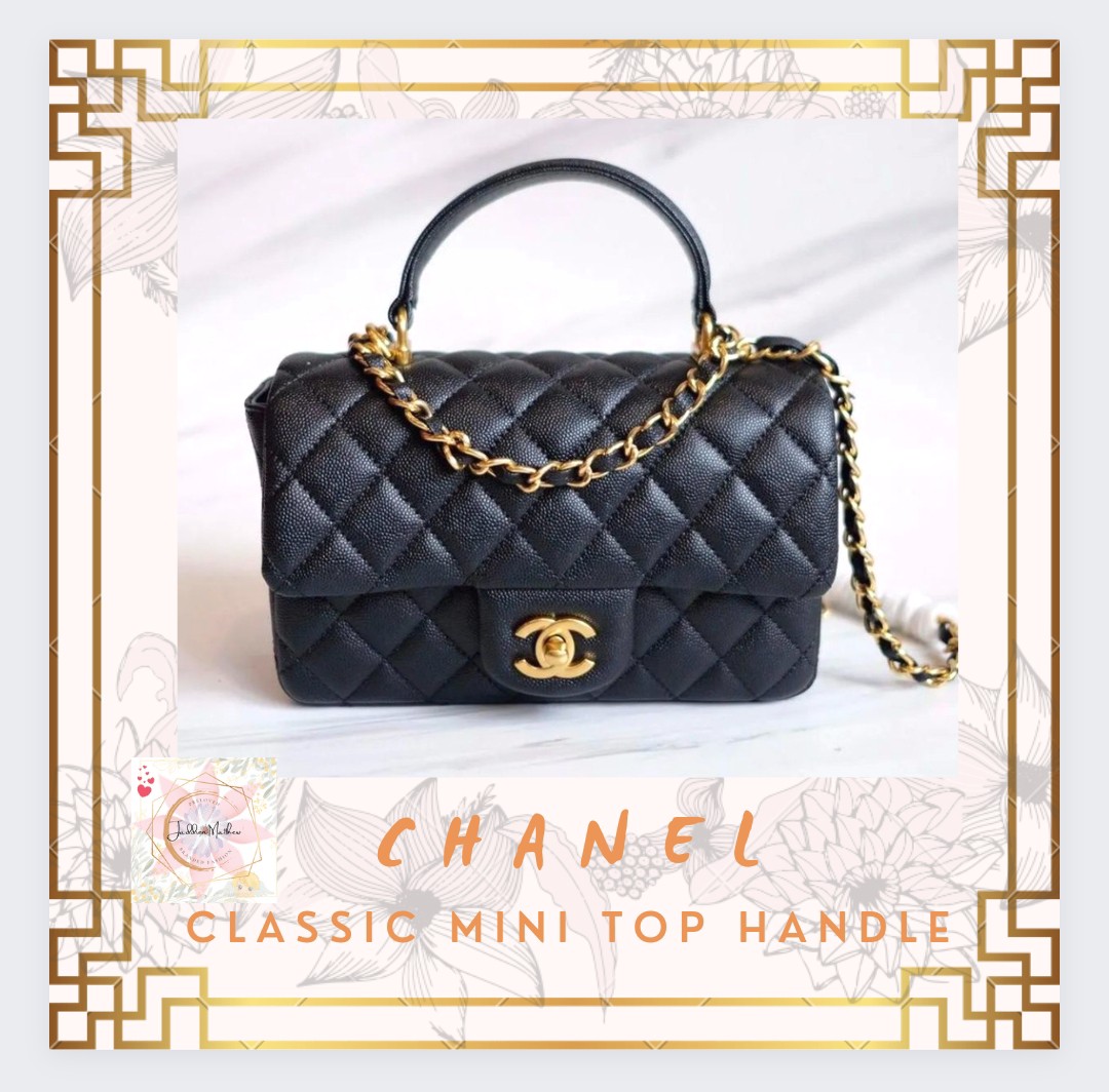 chanel top handle bag mini