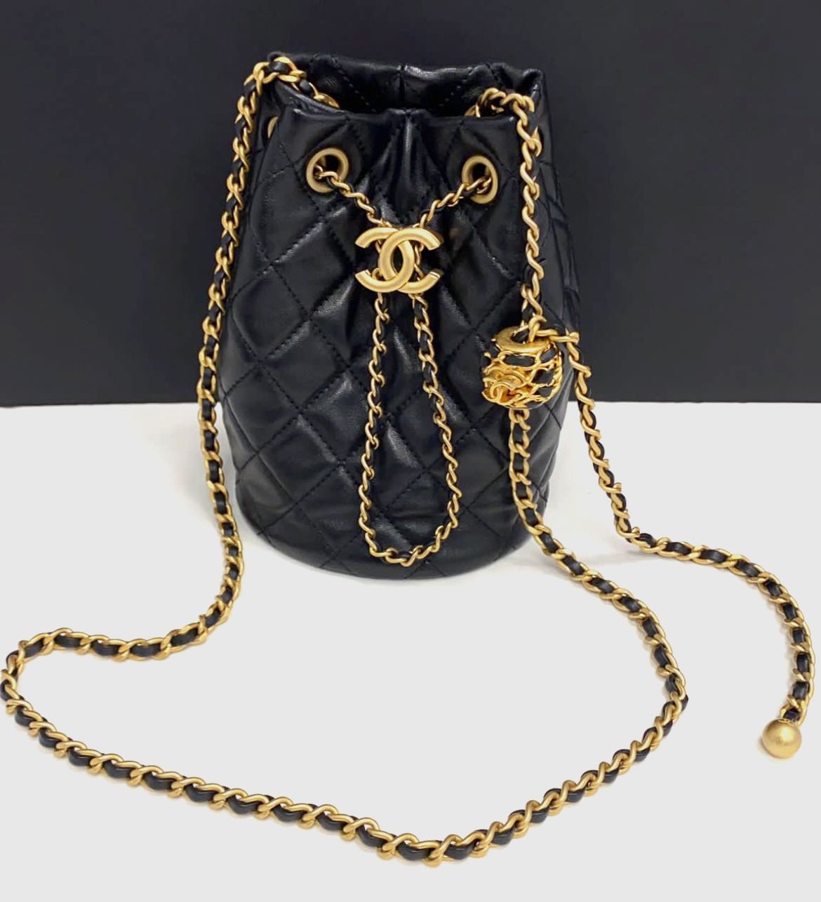 Chanel Pearl Crush Bucket Bag