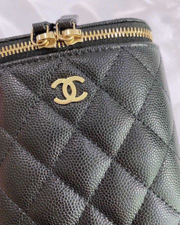 Chanel small tall caviar vanity bag, Luxury, Bags & Wallets on Carousell