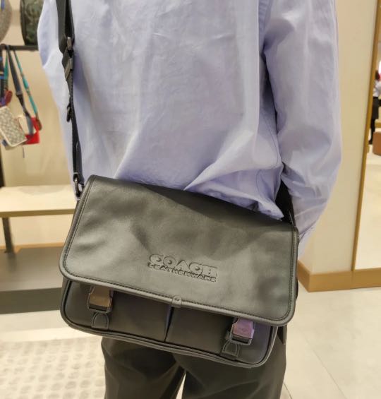 Coach leather clearance computer bag