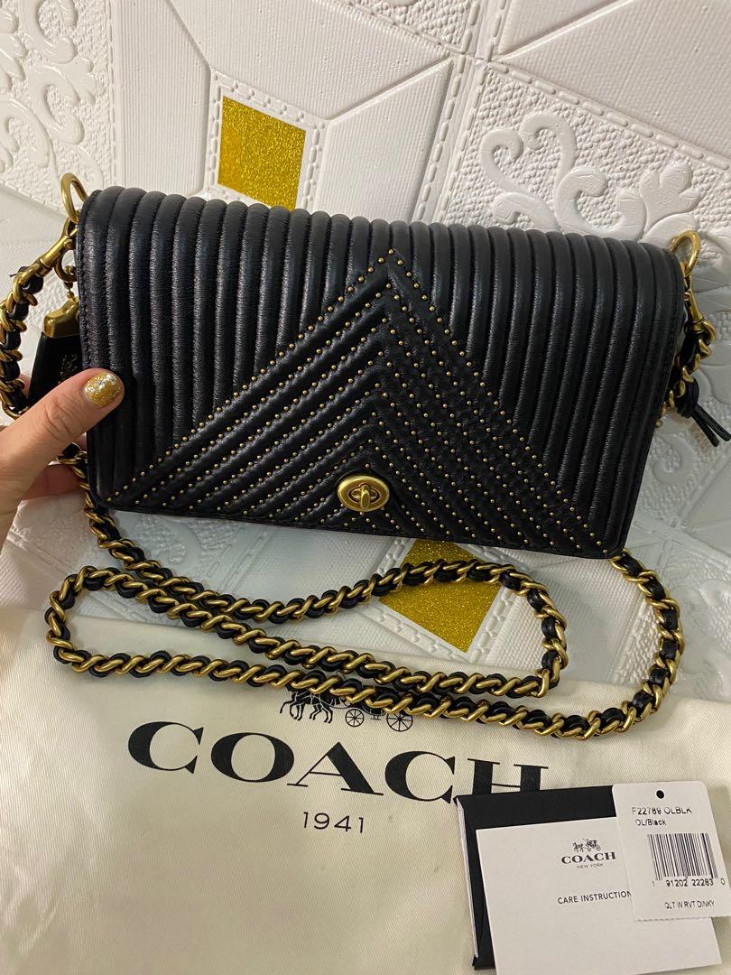 Coach dinky black cheap