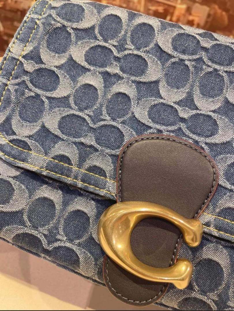 Coach Soft Tabby in Signature Jacquard Denim, Women's Fashion, Bags