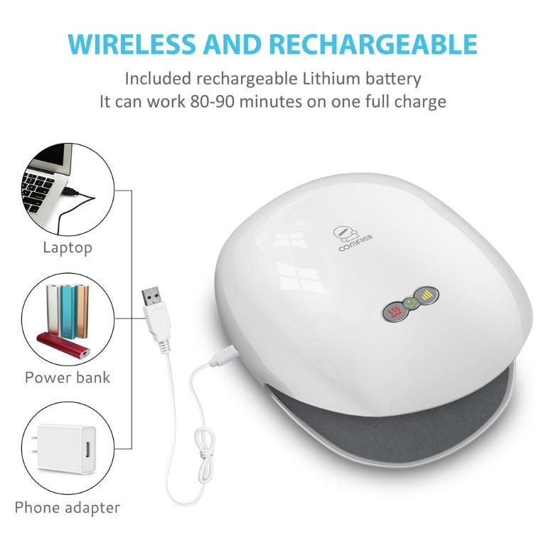 Comfier Cordless Hand Massager Trigger Finger Relief Pain, Arthritis