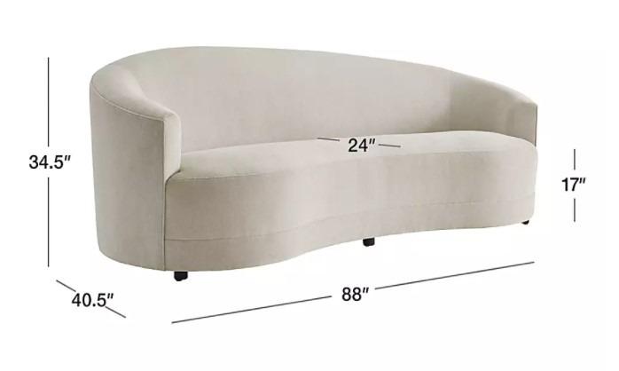 Infiniti grande discount curve back sofa