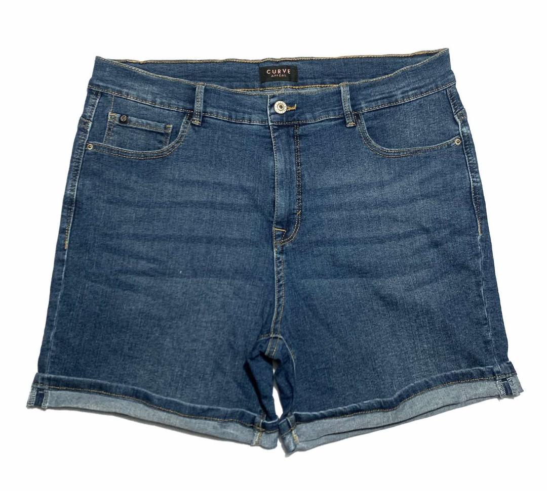 Curve Appeal Women s Denim Short Size 35 37 Preloved RT76