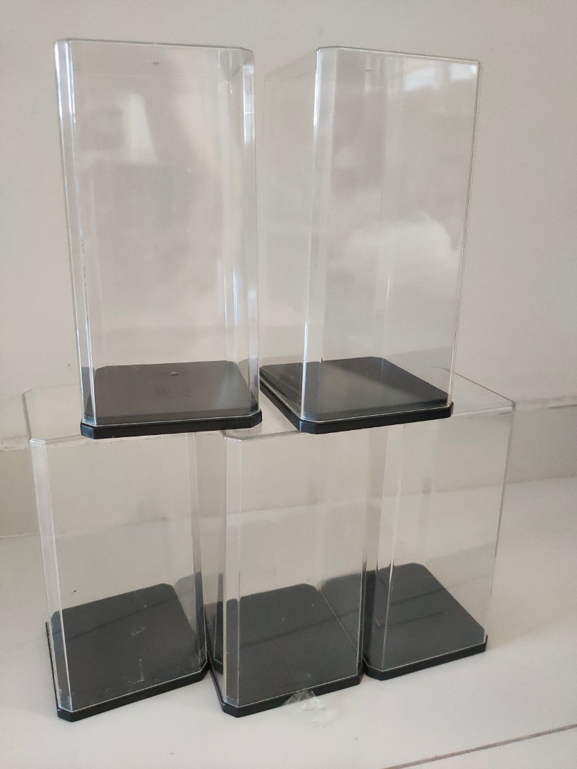 Daiso display container box for Tall standing figure figurine