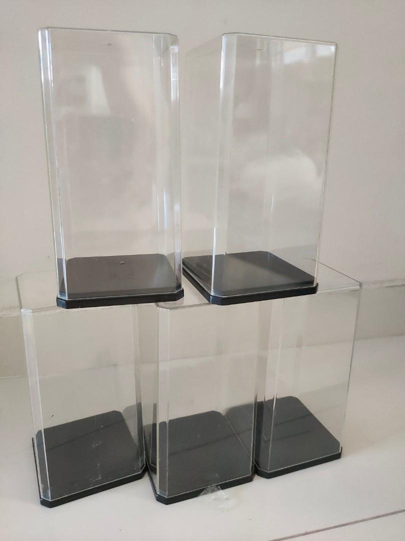 Daiso display container box for Tall standing figure figurine