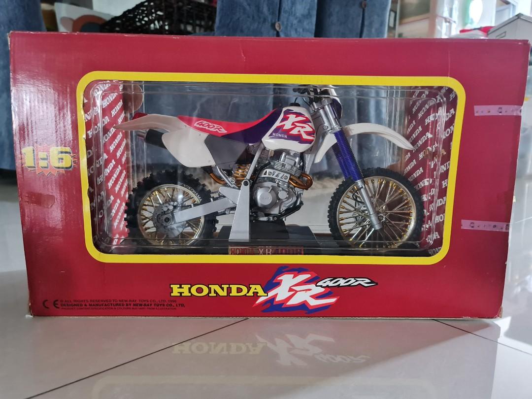 Die Cast Rare 1:6 Scale Honda XR400R Motorcycle Toy Model in its ...