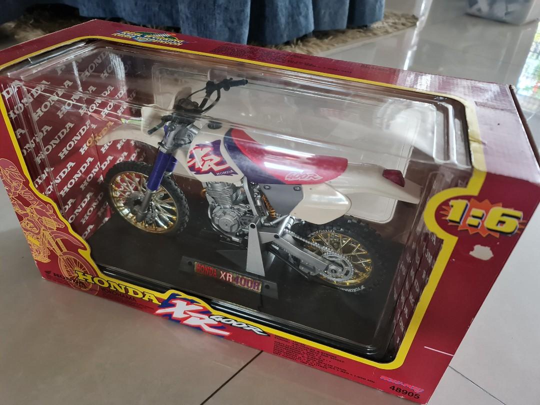 Die Cast Rare 1:6 Scale Honda XR400R Motorcycle Toy Model in its ...
