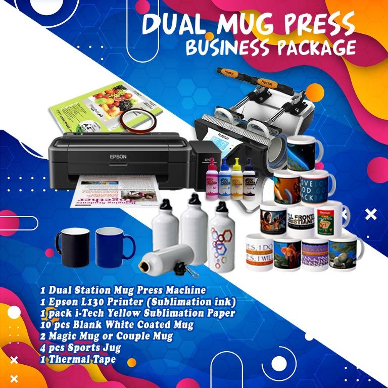 Dual Mug press Business package, Computers & Tech, Printers, Scanners