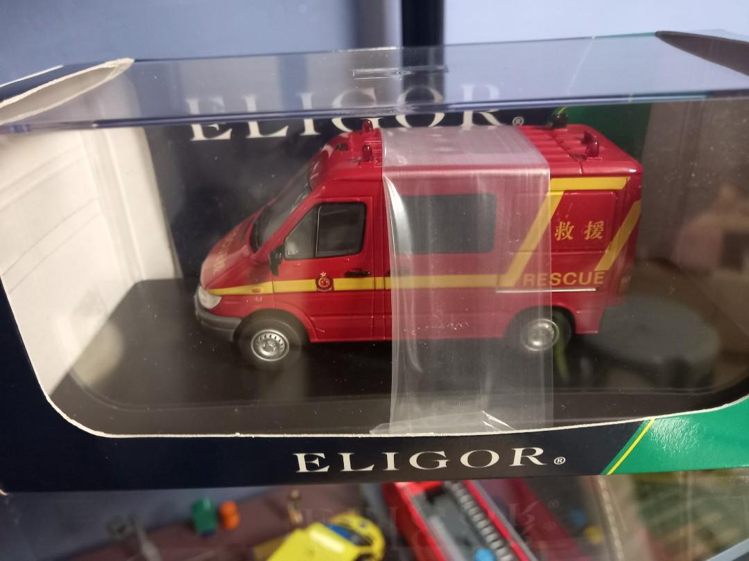 ELIGOR 1：43 绝版轻形消防车, 興趣及遊戲, 玩具& 遊戲類- Carousell