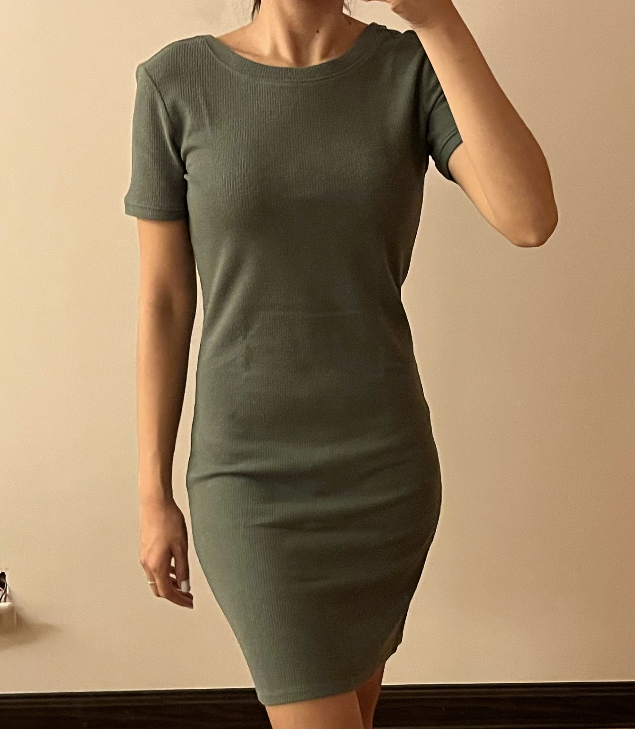 F21 Army Green Bodycon Dress Womens Fashion Dresses And Sets Dresses