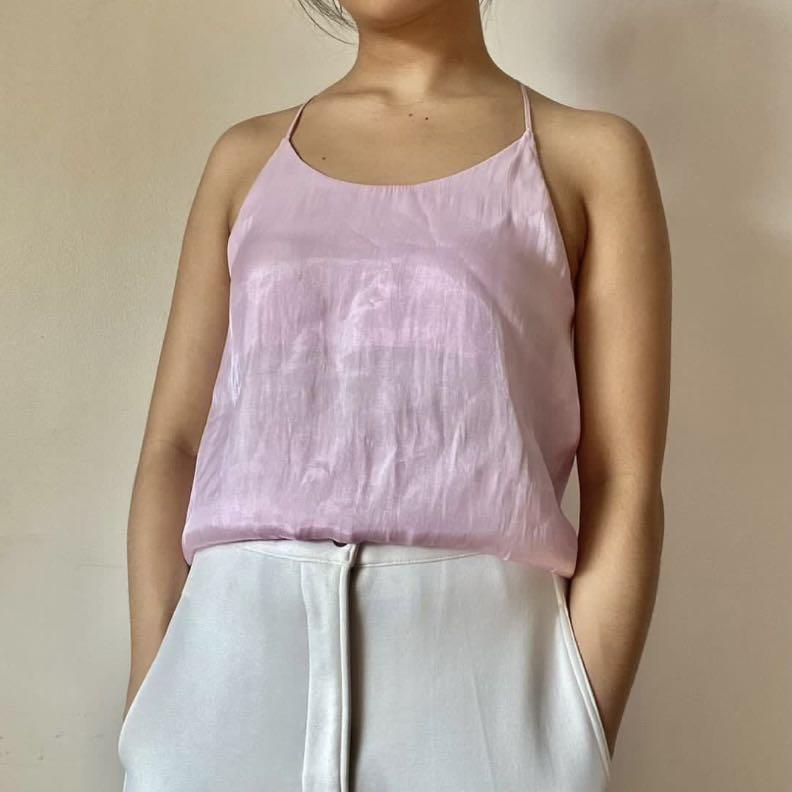 F21 Pink Satin Camisole Top (Category: Blouses) located in Cebu City. Submitted by edgo_ (Listing ID 1169881264, Image 3). Description: .