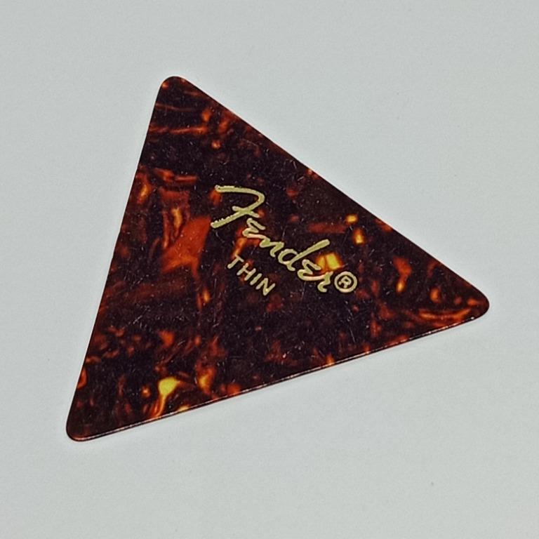 Authentic Fender Triangle Pick, Hobbies & Toys, Music & Media, Music ...