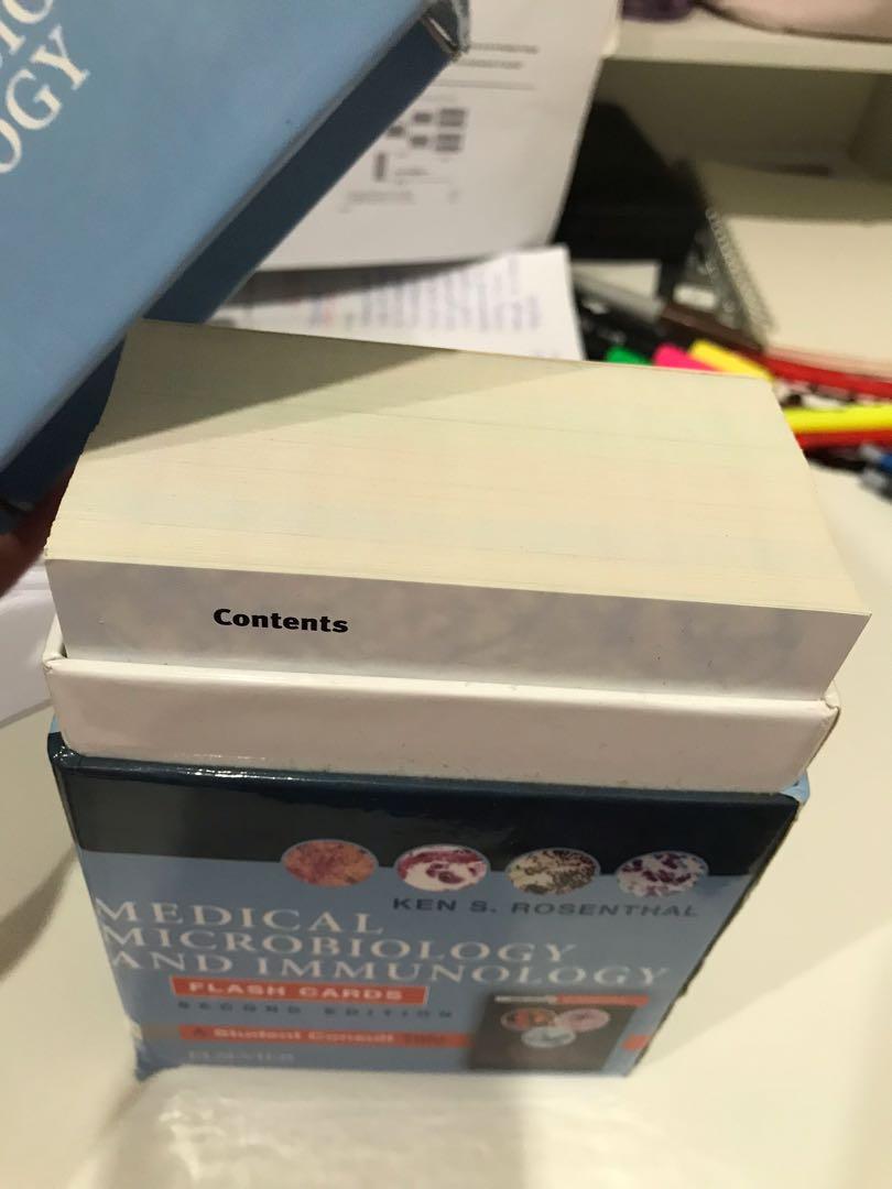MICROBIOLOGY FLASHCARDS, Hobbies & Toys, Books & Magazines, Textbooks