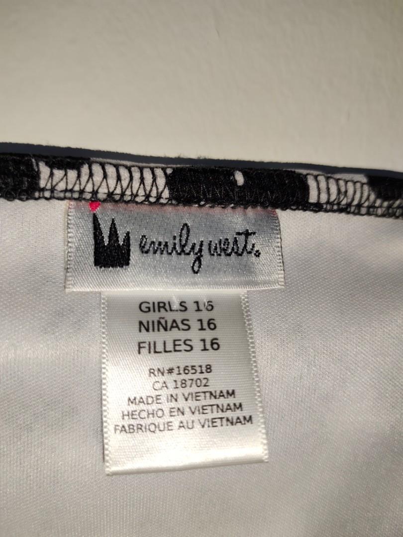 Flower White-Black Dress