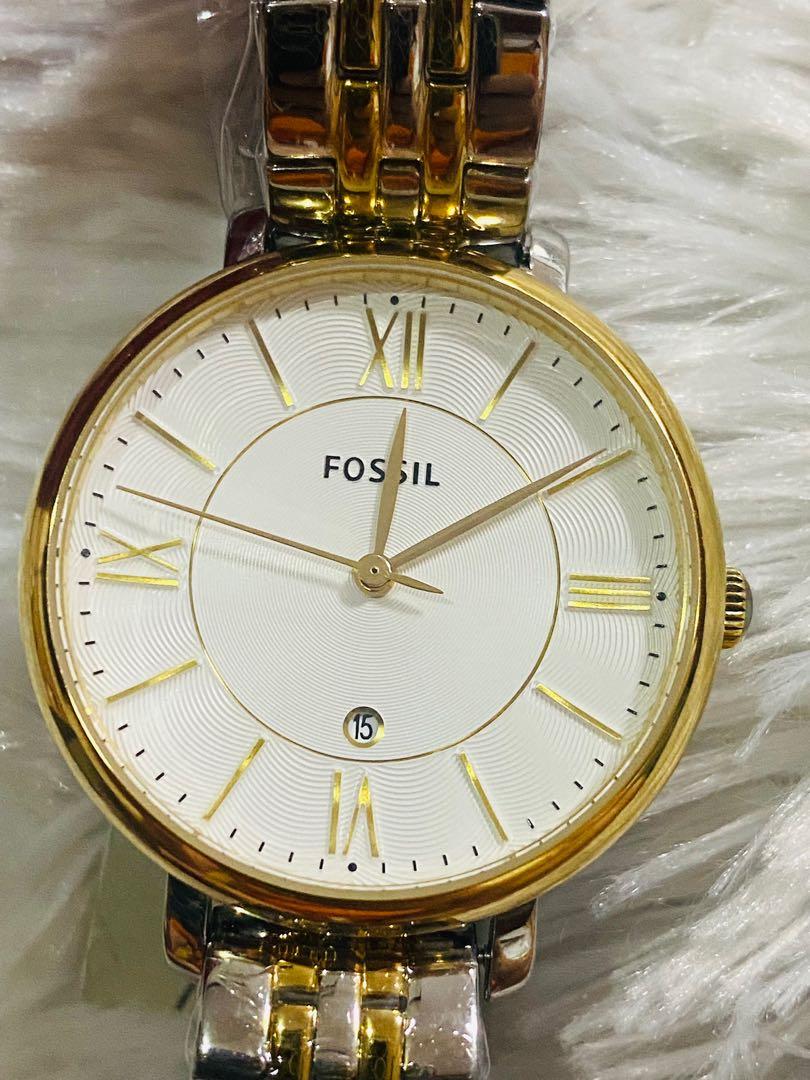 Fossil Jacqueline Two Tone, Women's Fashion, Watches & Accessories