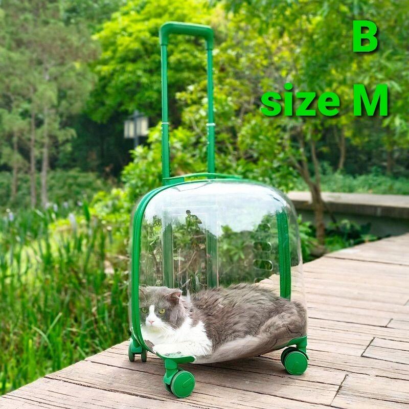 FREE POST to West Malaysia only / Pre Order +-10 days* Pet Trolley Transparent Case Carrier (price for EACH) shown as per sample photos. Free delivery is applied for this item., Pet FREE POST to West Malaysia only / Pre Order +-10 days* Pet Trolley Transparent Case Carrier (price for EACH) shown as per sample photos. Free delivery is applied for this item., Pet